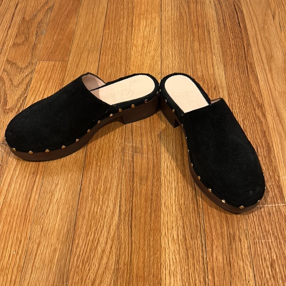 J. Crew Womens black clogs - Picture 3 of 4